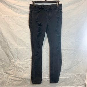 Asos distressed skinny jeans